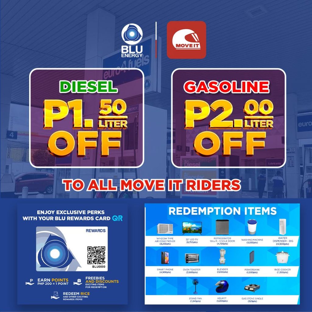 BLU Energy Fuel Discount – Cebu &amp; Davao Exclusiv - Move It